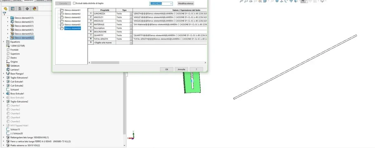 componente con distinta di taglio non completa.webp
