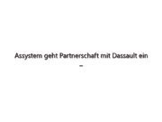 Assystem geht Partnerschaft mit Dassault ein – 3DCAD.news
