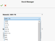 Ajouter un nouveau matériau de stock dans la base de données technologique pour SOLIDWORKS CAM et CAMWorks