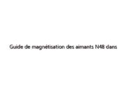 Guide de magnétisation des aimants N48 dans Ansys Maxwell