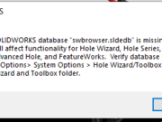“swbrowser.sldedb” 누락 문제 해결 방법