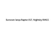 Eurocom lança Raptor X17, Nightsky RX415