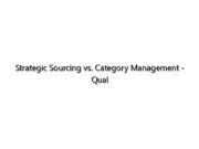 Strategic Sourcing vs. Category Management – Qual é a diferença?