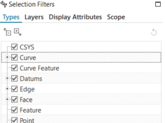 NX | Tips and Tricks | General Selection Filtering UI