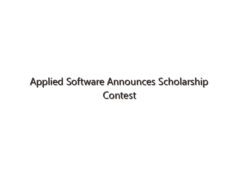 Applied Software Announces Scholarship Contest Winners