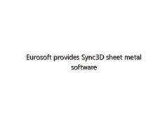 Eurosoft provides Sync3D sheet metal software based on Solid Edge OEM