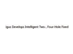 igus Develops Intelligent Two-, Four-Hole Fixed Flange Bearings